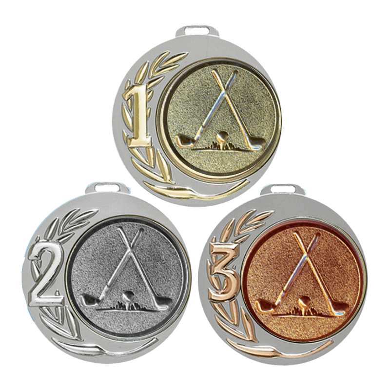 Medalj Golftoppen 70mm