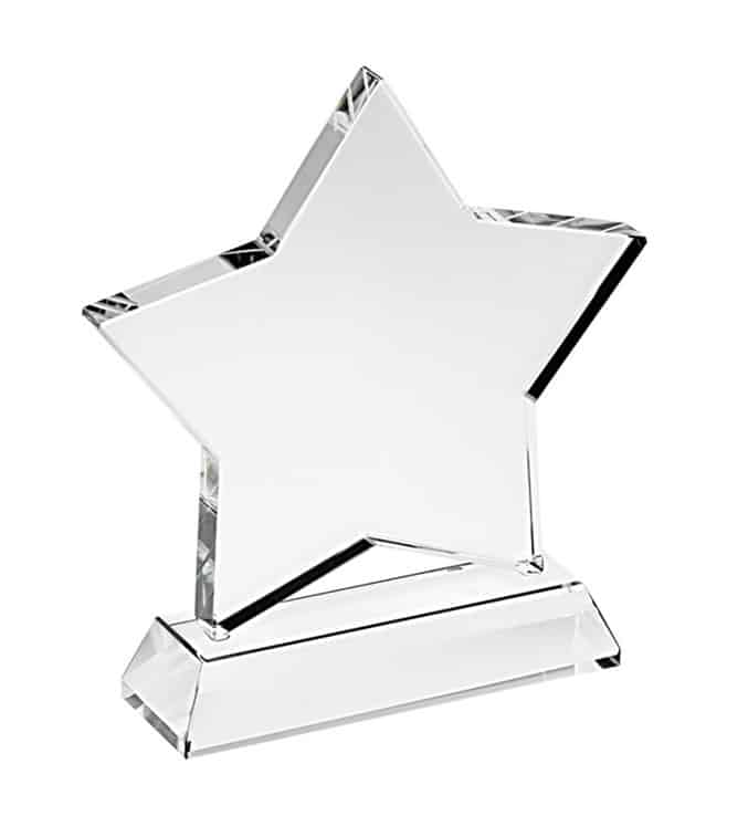 Glasstjärna Star Award 170mm