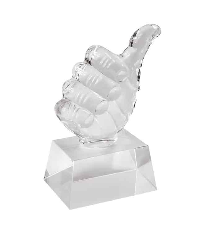 Good Job glasstatyett 100mm