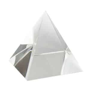 Pyramiden glasstatyett 100mm