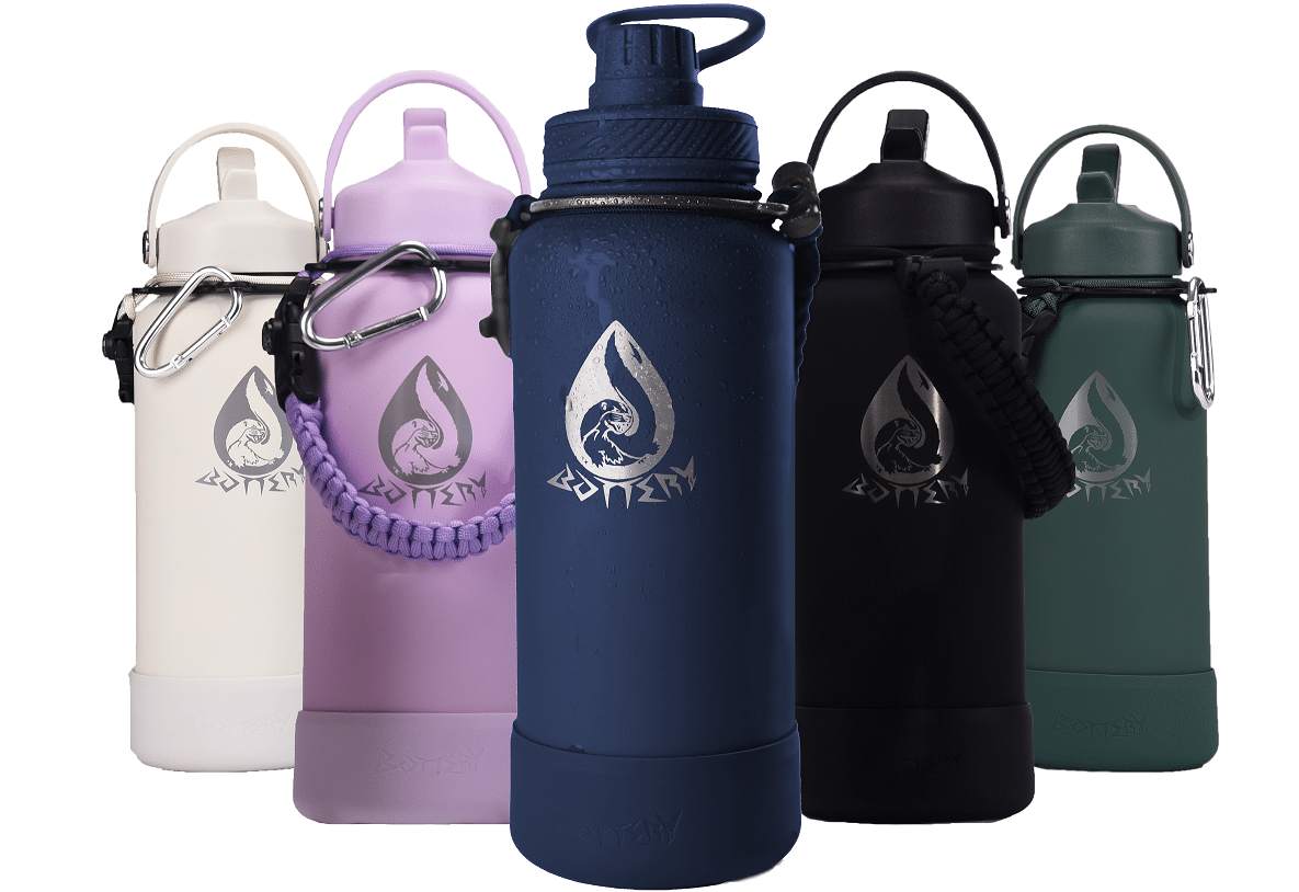 Bottery Flaska 1 liter Svart