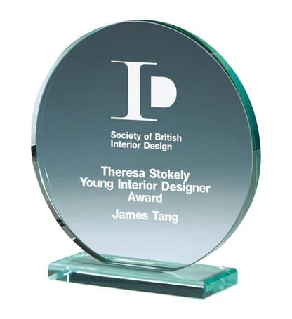 Cirkelglas med sockel 2-storlekar