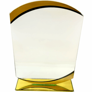 Guldkant glas 3-storlekar