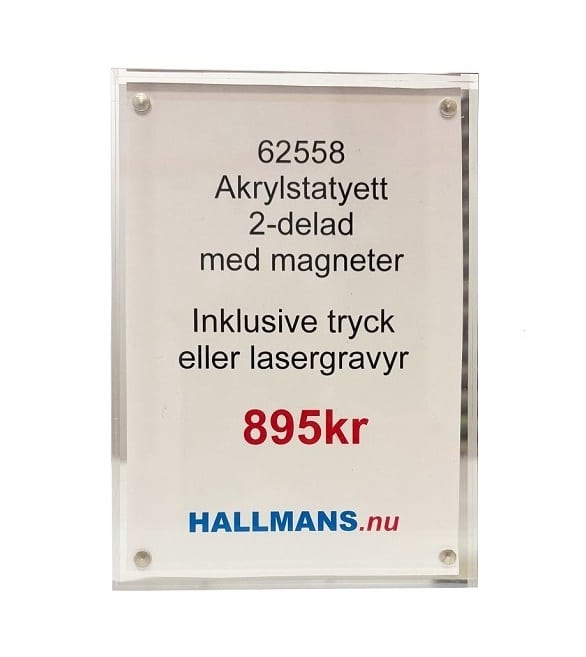 Akryldiplom 2-delat 148x105mm