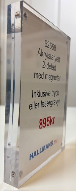 Akryldiplom 2-delat 148x105mm - Bild 2