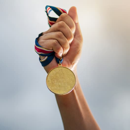 medaljer med eget tryck som vandringspris