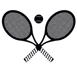 Lasermotiv Tennisracket