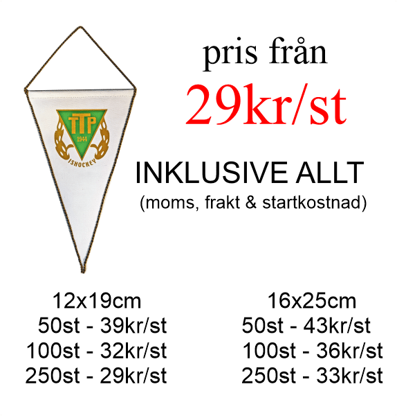 Vimpel inkl egen logo